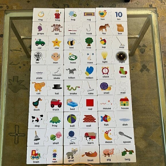Learning Journey Match It Puzzles Self-Correcting Rhyming Puzzle - Picture 2 of 4